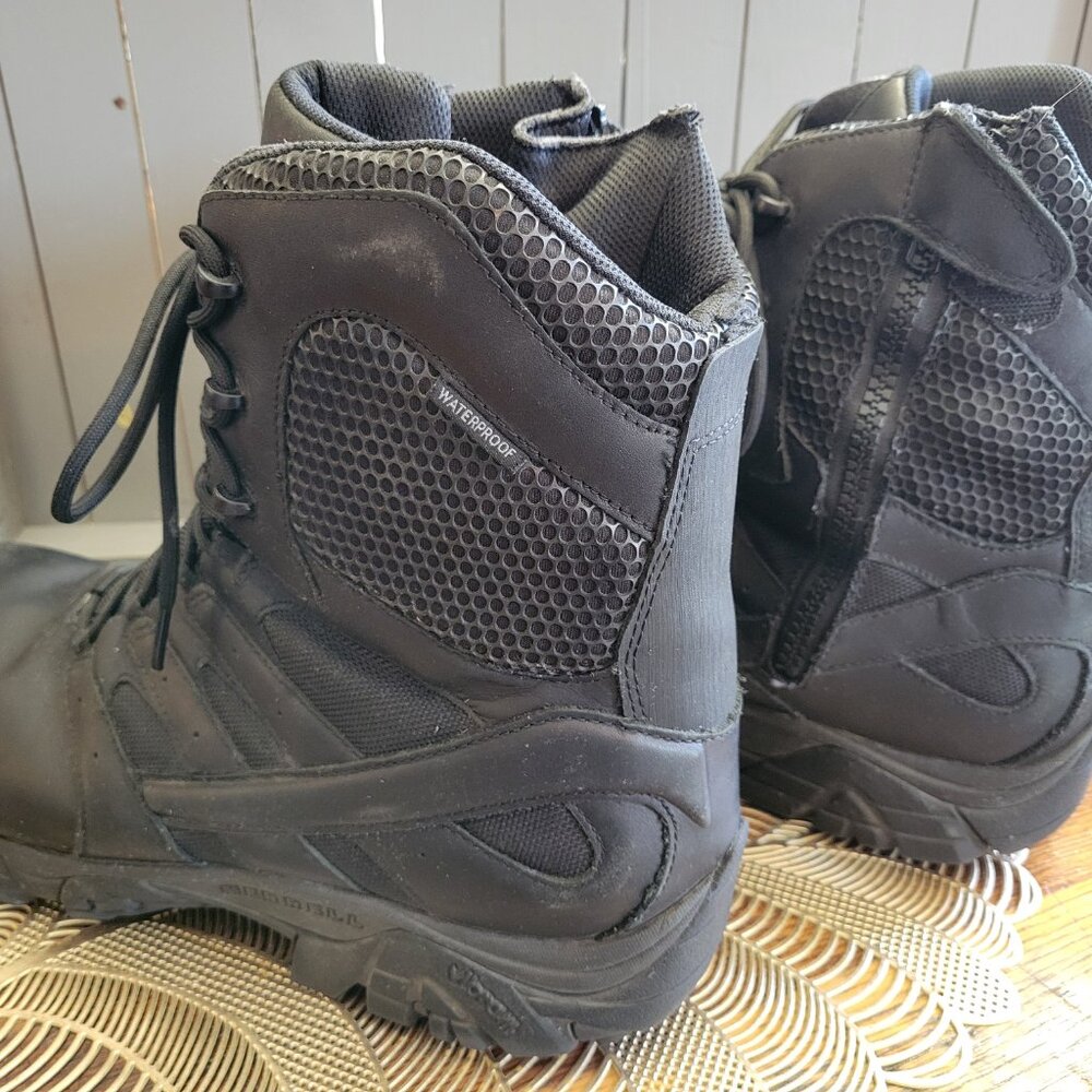 Merrell Moab 2 Response 8" Size 13- WP Tactical Boot w/zipper Blk - Picture 5 of 7
